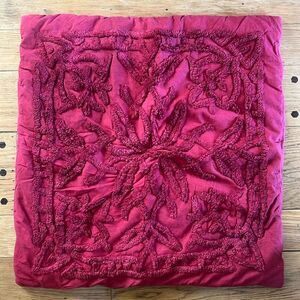 Pottery Barn Red Euro Sham